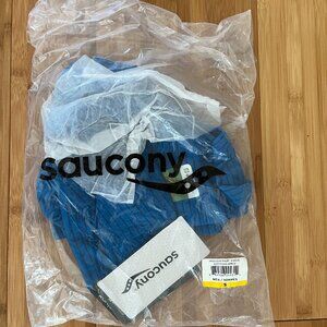 Saucony Freedom Short-sleeve in Blue and black stripes